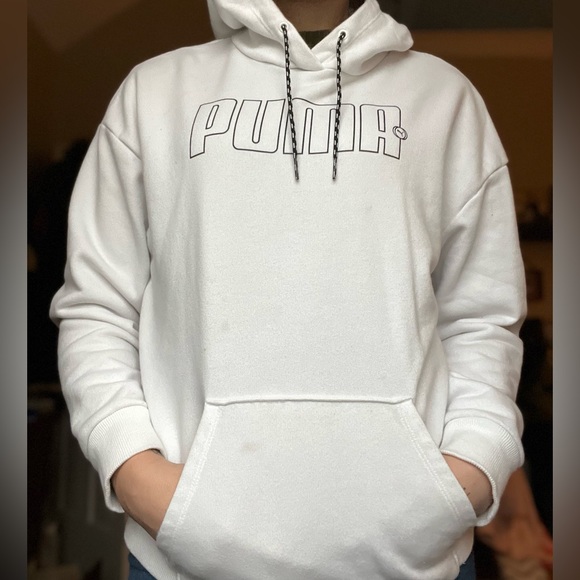 White Puma Hoodie - Picture 3 of 3